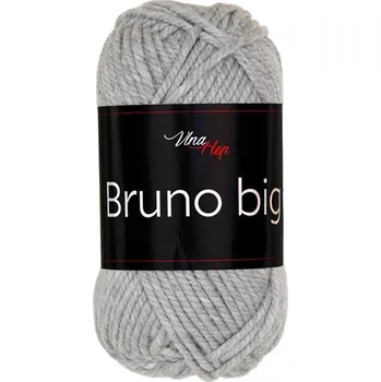 Příze Vlna - Hep příze Bruno Big 413 světle šedá