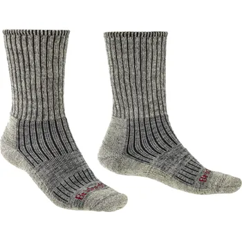 Ponožky Bridgedale Hike Midweight Boot Merino Comfort stone grey/017 XL (12+)