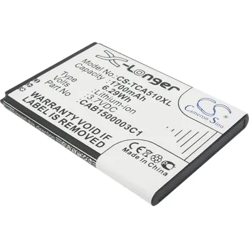 Baterie pro mobilní telefon Baterie Cameron Sino CS-TCA510XL, Li-Ion, 1700
