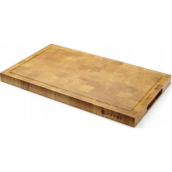 Kuchyňské prkénko DŘEVĚNÉ PRKÉNKO NA SERÍROVÁNÍ Z DUBOVÉHO DŘEVA, MASIVNÍ, NA KRÁJENÍ A PODÁVÁNÍ, 33X27 CM