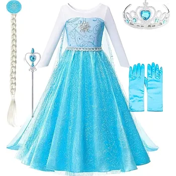 Karnevalový kostým Dětský kostým ELSA Star s doplňky 98-104 S