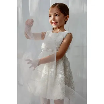 Dívčí šaty Dívčí šaty Abel&Lula 5050.1.Mini.PPY2 bílá 00X, vel. 152