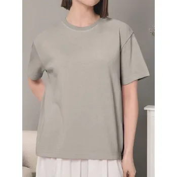 Dámské oblečení Sinsay - Mikina s&nbsp;krátkými rukávy - béžová - 6406J-08X - 6406J-08X-XS