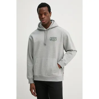 Dámská mikina Bavlněná mikina Levi's 38479 šedá 90B, vel. XL