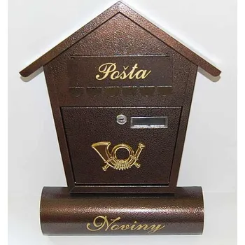 Železářství 40639 - Poštovní schránka ŠTĚPÁN - ANT. MĚDĚNÁ s rourou (40639 - Poštovní schránka ŠTĚPÁN - ANT. MĚDĚNÁ s rourou)