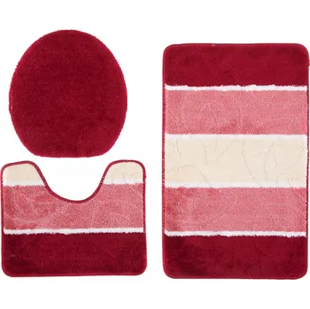 Koupelnová předložka Sada koupelnových předložek MULTI Plus - červená Rozměr koberce: 50x80 cm