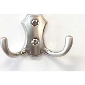 Věšák 91049 - Půlvěšák satén nikl (dvojháček) (91049 - Půlvěšák satén nikl (dvojháček))