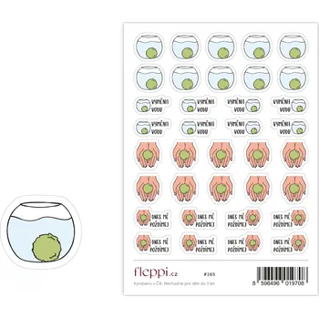 samolepka Fleppi Samolepky Řasokoule