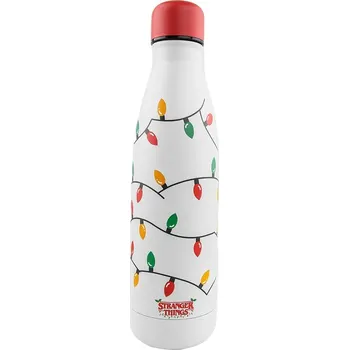 Láhev Cinereplicas Termoláhev na nápoje Stranger Things – Vánoční světýlka 500 ml