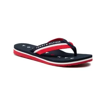 Dámské žabky Žabky Tommy Hilfiger Tommy Loves Ny Beach Sandal FW0FW02370 Tmavomodrá 36