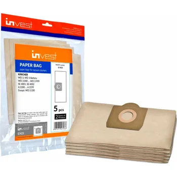 Domácí spotřebič Boneco Sáčky do vysavače 5x papírové sáčky do vysavače Invest IZ-K23