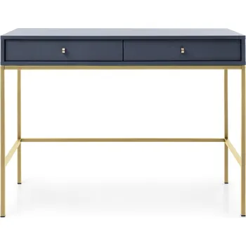 Toaletní stolek Toaletní stolek Mono II 104 cm modrý/zlatý
