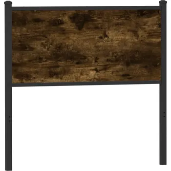 Čelo postele kouřový dub 75 cm kompozitní dřevo a ocel - 8721102952807