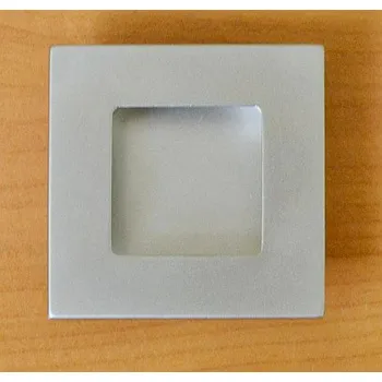 63848 - JOLA 40x40mm zadlabávací úchytka Ni-SAT (63848 - JOLA 40x40mm zadlabávací úchytka Ni-SAT)