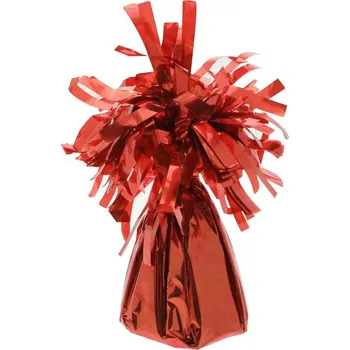 Balónek Zlatá Žirafa Střapaté závaží - červená