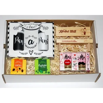 Sada pro novomanžele v dárkové krabičce