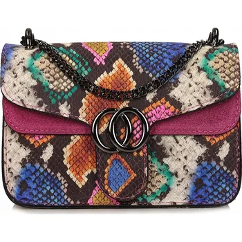 Kabelka Toscanio kabelka z pravé kůže, vícebarevná