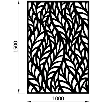 Plech KOVIAN, s.r.o. Plech, vzor 1295, 1000x1500x2,5mm, bez povrchové úpravy
