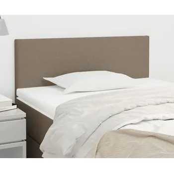 Čelo postele taupe 80 x 5 x 78/88 cm textil - 8720287145721