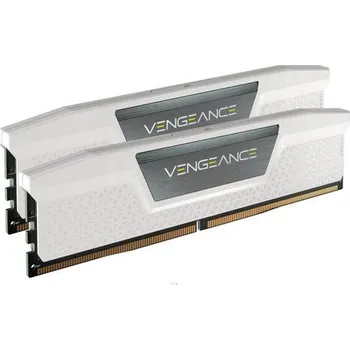 Operační paměť CORSAIR 32GB=2x16GB DDR5 6400MHz CL36 Vengeance White, CMK32GX5M2B6400Z36W