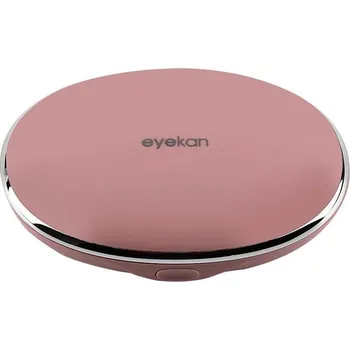 Brýlová obroučka Oválná cestovní krabička na kontaktní čočky - Růžová