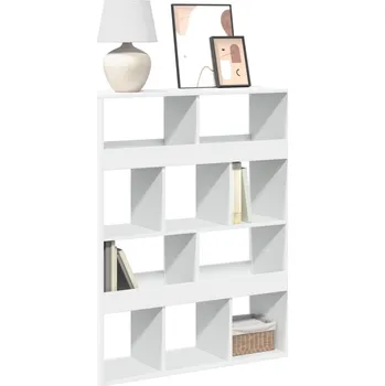 Knihovna Knihovna bílá 100 x 33 x 125,5 cm kompozitní dřevo - 8721158401922