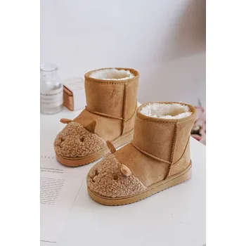 Dívčí kozačky Rock & Joy Hellbraun 6276871 26