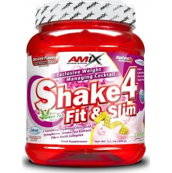 Spalovač tuku Amix Shake 4 Fit&amp;Slim 500 g Čokoláda