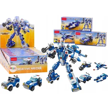 ostatní stavebnice Policejní Auta Motorky Loď Letadlo Policie Stavebnice Stavebnice MIX