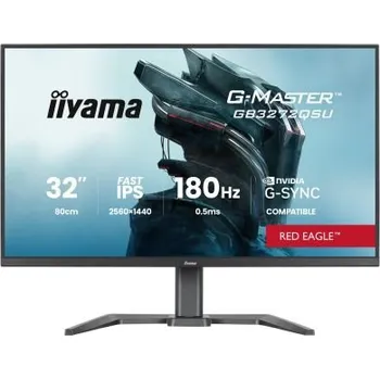 Monitor iiyama G-Master/GB3272QSU-B1/31,5"/IPS/QHD/180Hz/0,5ms/Černá/3R (GB3272QSU-B1)