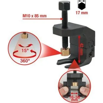 Auto-moto Stahovák, rameno stěrače KS TOOLS 700.1178