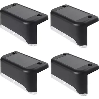 Venkovní osvětlení Solární LED schodišťová světla 4 ks, studená bílá, IP65