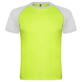 Dámské tričko Dětské sportovní tričko Indianapolis, svítivě zelená/bílá, Velikost 4