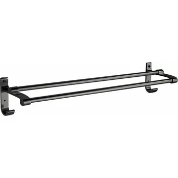 Nástěnný koupelnový věšák na ručníky 60 cm loft