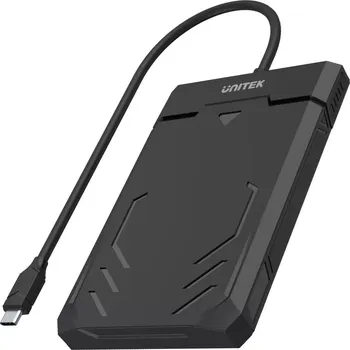 Externí box UNITEK pro 2,5" SATA SSD/HDD s USB‑C, UASP, 5 Gbps