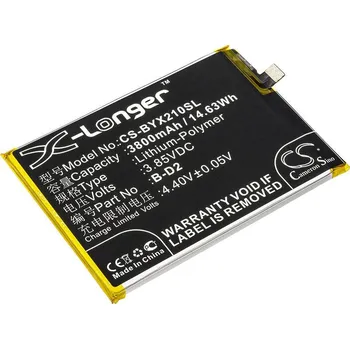 Baterie pro mobilní telefon Baterie Cameron Sino CS-BYX210SL, Li-Polymer, 3800