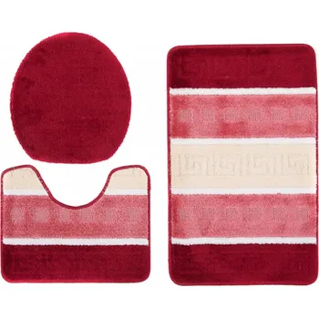 Koupelnová předložka Sada koupelnových předložek MULTI Plus - tmavě růžová Rozměr koberce: 50x80 cm
