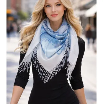 Šátek Agrafka šátek s květinami – polyester