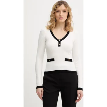 Dámský svetr Svetr Guess LAUREL W6RR26.Z3HP2 béžová 01X, vel. XL