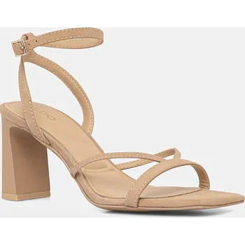 Dámské sandále Semišové sandály Aldo STELLARE 13922164 béžová 80X, EUR 36