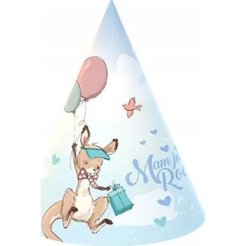 Čepice Narozeninové čepice Godan PG-CRKG s klokaními motivy, 6 kusů