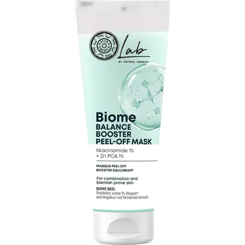 Pleťová maska Natura Siberica Lab Biome Balance Booster Slupovací maska 75 ml