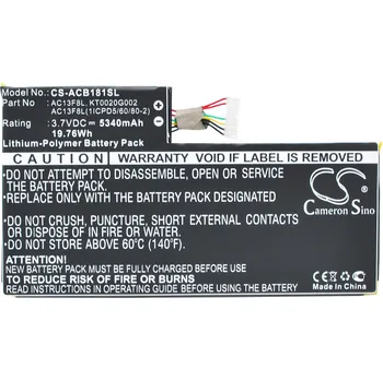 Baterie k tabletu Baterie Cameron Sino CS-ACB181SL, Li-Polymer, 5340