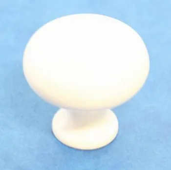 Nábytkové kování Knopka kovová bílá pr.30mm (Knopka kovová bílá pr.30mm)