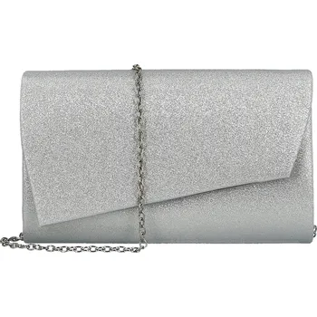 Kabelka Módní dámské psaníčko Michelle Moon Celista, stříbrné