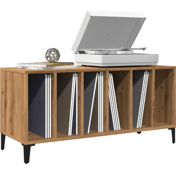 Skříňka na LP desky dub artisan 100x38x48 cm kompozitní dřevo - 8721158444110