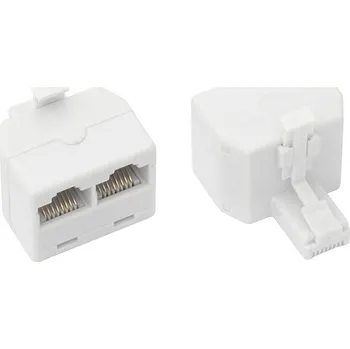 Síťový konektor Rozbočovač pro internet 1x samec / 2x samice RJ45 8p8c (2407)