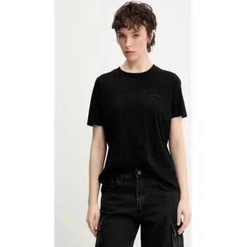 Pánské oblečení Bavlněné tričko Superdry W1011644A.02A černá 99X, vel. L