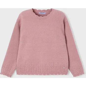 Dívčí svetr Dětský svetr Mayoral 4302.6C.Mini.9BYA růžová 30X, vel. 98