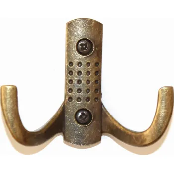 Věšák 91133 půlvěšák Kamil - stará mosaz (dvojháček) (91133 půlvěšák Kamil - stará mosaz (dvojháček))